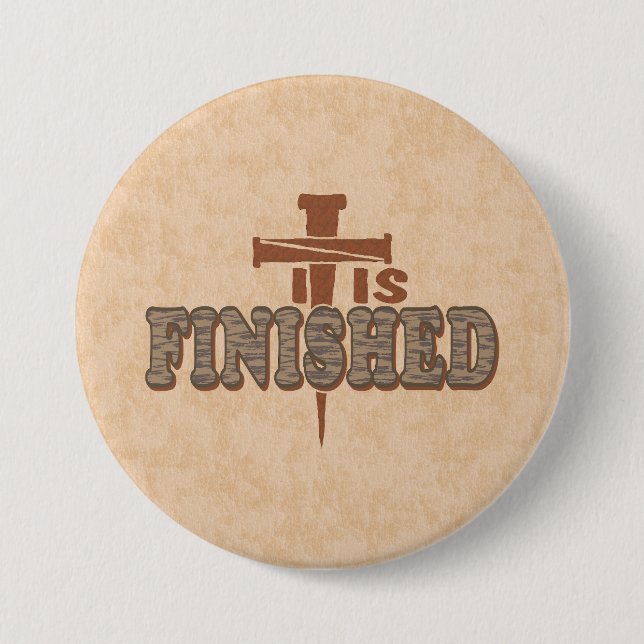 Rusty Nagel Kor från Kristus Christian Design Knapp (Framsida)