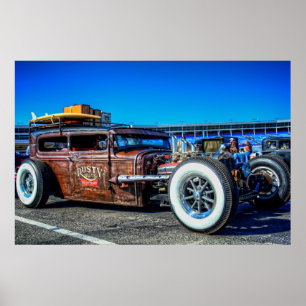 Rusty Nöt Råtta Rod Poster