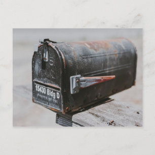 Rusty-postlåda Vykort