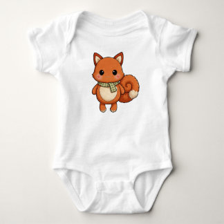Rusty Räven Baby Bodysuit — Söt Skogsdjur T Shirt