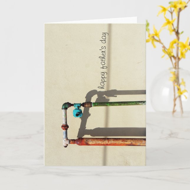 Rusty Rör Kort (Gul blomma)