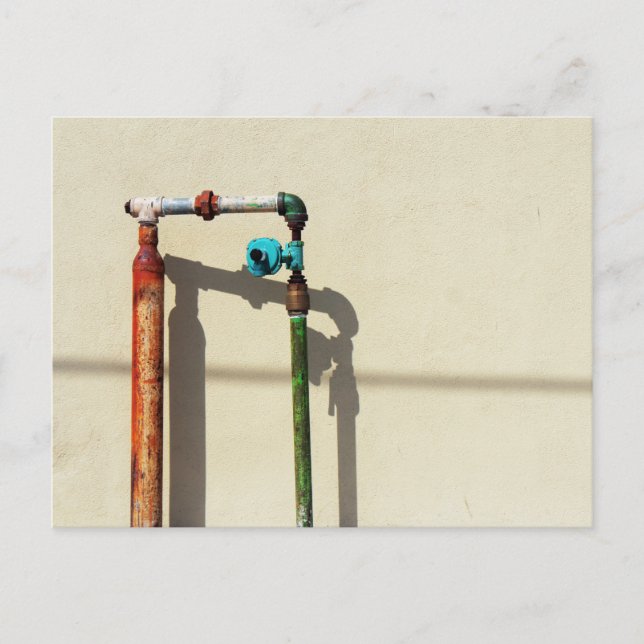 Rusty Rör Vykort (Framsida)