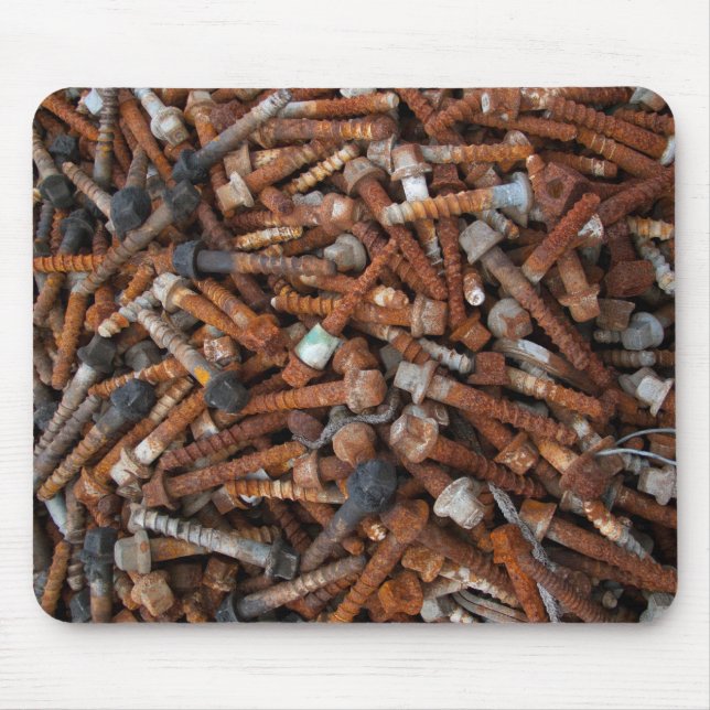 Rusty Screws Mousepad Musmatta (Framsidan)