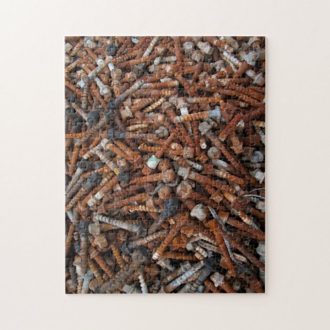 Rusty Screws Puzzle / Jigszle Puzzle Pussel (Vertikal)