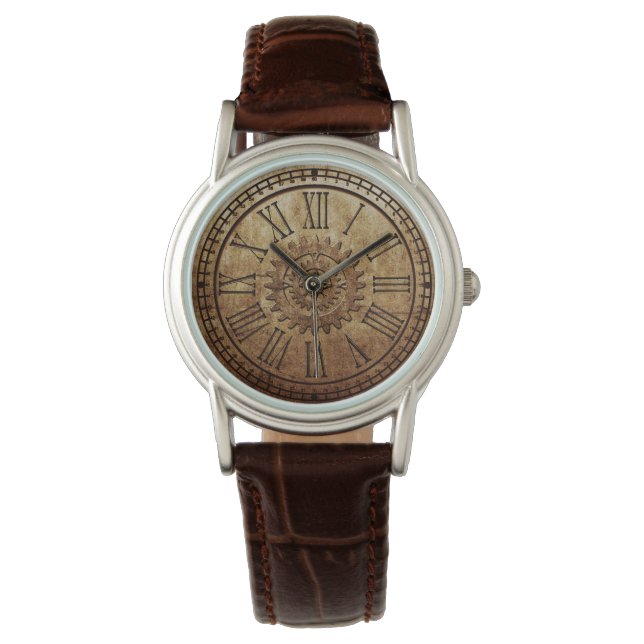 Rusty Steampunk Armbandsur (Framsida)