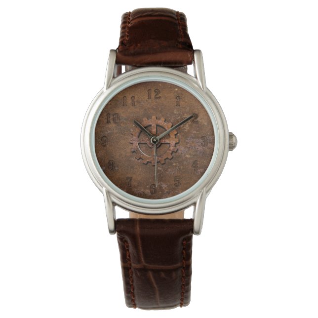 Rusty Steampunk Armbandsur (Framsida)