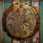 Rusty Steampunk Dartboard Darttavla<br><div class="desc">Lägg dig i den fängslande världen av steampunk-estetik med vår Rusty Dartboard. Denna unika utformning blandar den strålande karaktären hos antika redskap och inslag, och skapar ett mästerverk som inspirerats av industri och vintage. Lägg till en liten mekanisk fläck i ditt space med den här ritytan, som kombinerar funktioner med...</div>