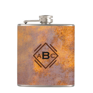 Rusty Steel Monogram Fickplunta
