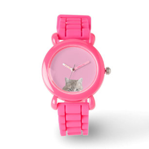 Rusty the Cat Rosa Armbandsur