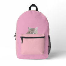 Rusty the Cat Rosa Backpack