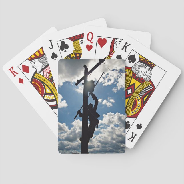 Rusty the Lineman Casinokort (Baksidan)