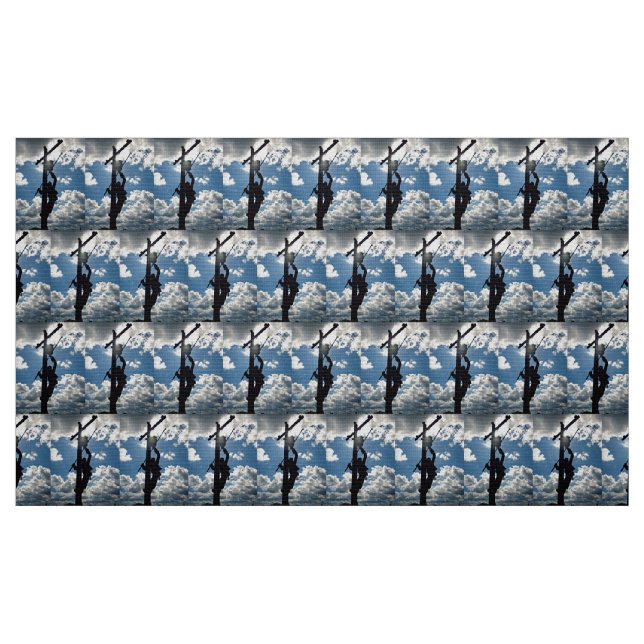 Rusty the Lineman Fabric Tyg (Fat Quarter)