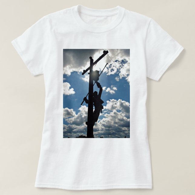 Rusty the Lineman T-shirt (Design framsida)