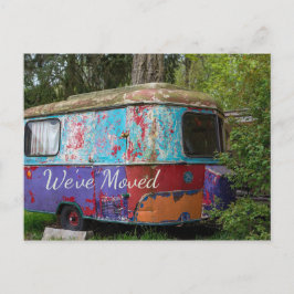 Rusty Trailer vi har Flyttat vykort