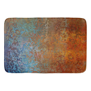 Rusty, Verdigris, Grunge Steampunk Badrumsmatta