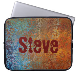 Rusty, Verdigris, Grunge Steampunk Laptop Fodral