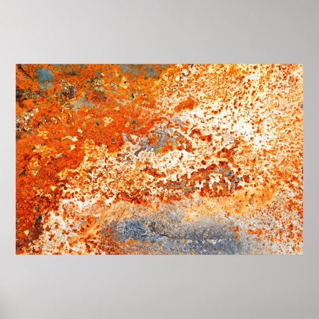 Rusty Zinc grunge - bakgrund Poster (Framsidan)