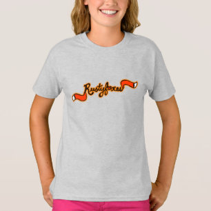 Rustyfoxes flicka skjorta "anpassade " för Raglan T Shirt