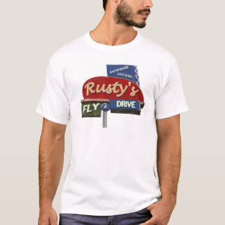Rustys fluga & drev t shirt
