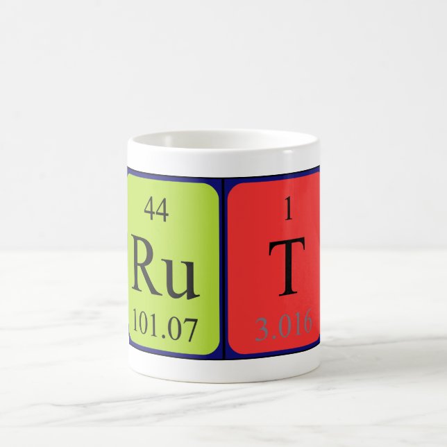 Rut Periodisk bord namn mugg (Center)