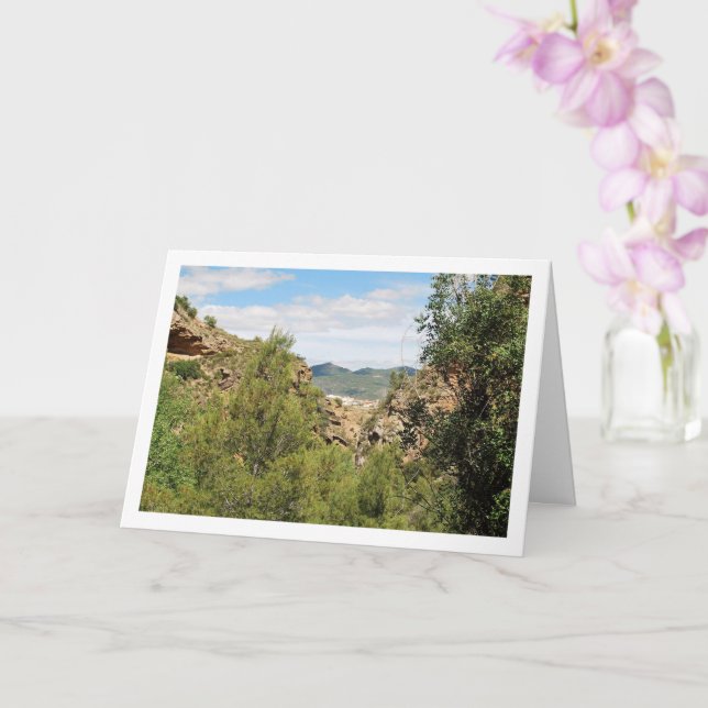 Ruta del Agua Bergsutsikt, Chelva, Valencia Kort (Orkide)