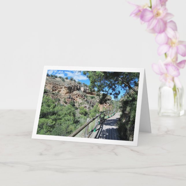 Ruta del Agua-bron, Chelva, Valencia, Spanien Kort (Orkide)