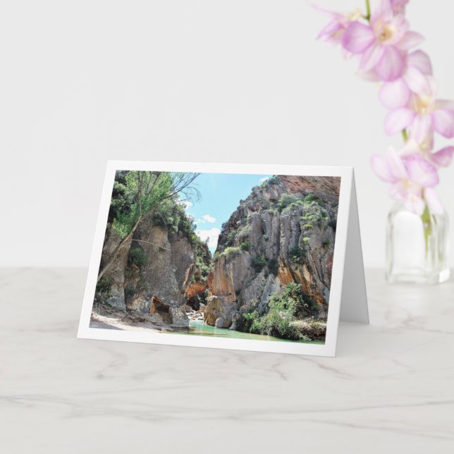 Ruta del Agua i Chelva, Valencia, Spanien Kort (Orkide)