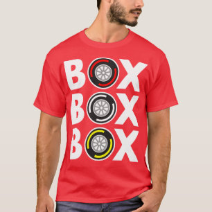 Ruta F1 Däck, vit textredigering i textform T Shirt