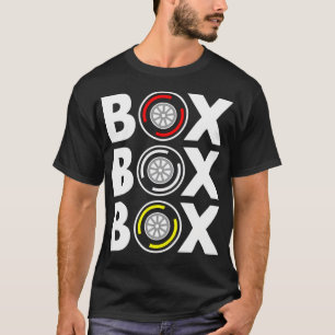 Ruta F1 Däck, vit textredigering i textform T Shirt
