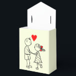 Ruta för handduksblad presentaskar<br><div class="desc">Cute Couple Gift Boxes Romantic Gifts - MIGNED Painting - Anpassade</div>