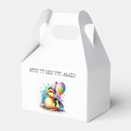 Ruta för partiet grattis på födelsedagen i Cute du Presentaskar