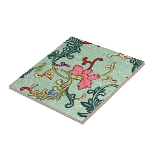 Ruta (keltiskt blomma) RFPMDesigns ©️ 2024 Kakelplatta (Sidan)