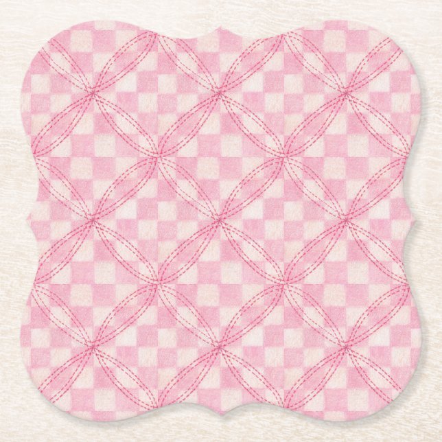 RUTA RUTIG QUILT Fäste Pappers Coasters Underlägg Papper (Framsida)