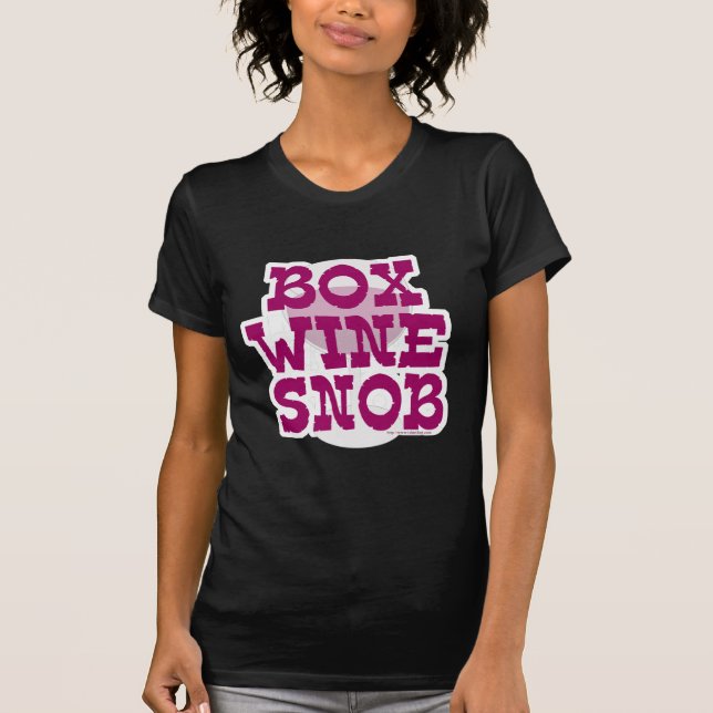Ruta Vin Snob Tee Shirt (Framsida)