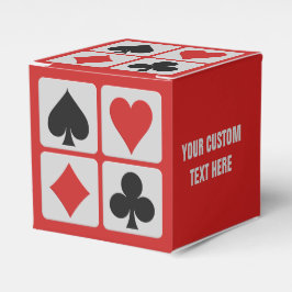Rutan anpassningsbar för kortspelare presentaskar