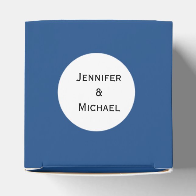 Rutan anpassningsbar för textdisposition | Blå och Presentaskar (Överdel)