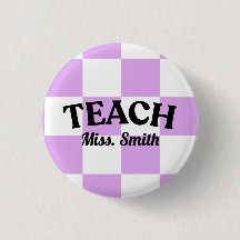 Rutat Lila Lärar Pin
