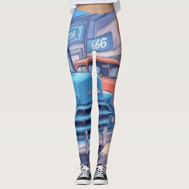 RUTE 66 LEGGINGS (Framsida)
