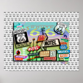 RUTE 66 - Mor Road POSTER & FINE ART