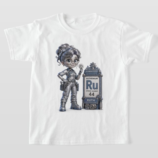 Rutenium (Ru) Element T Shirt (Laydown)