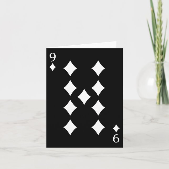 Ruter Nio (9) Poker Kort Spelkort  (Framsida)