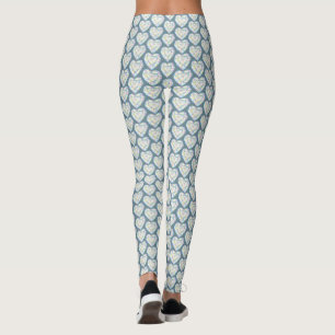 Ruter vattenfärgsfärgbilder leggings