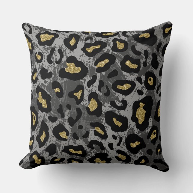 Rutfyllnad för Reversible Ani mal Print Designer Kudde (Framsida)