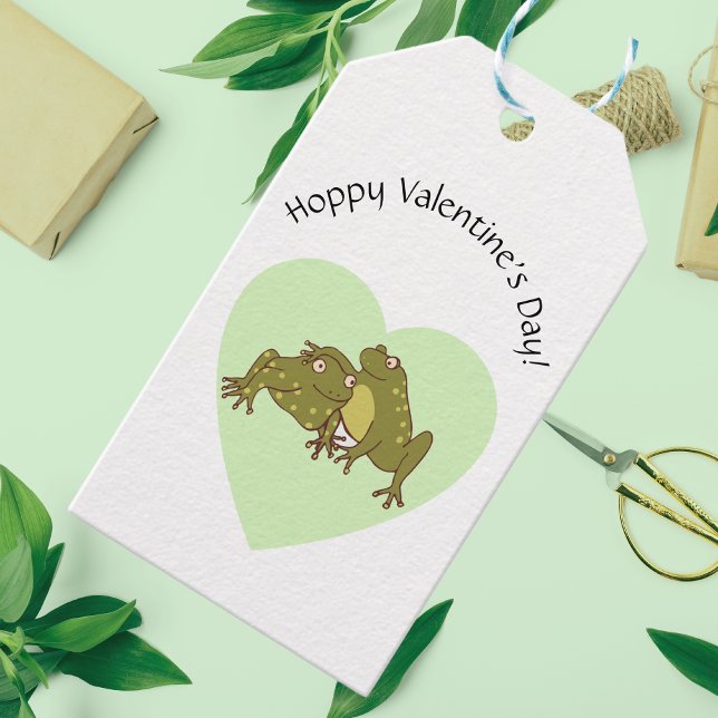 Rutgrodor av alla hjärtans dag i Kärlek Presentetikett (Skapare uppladdad)