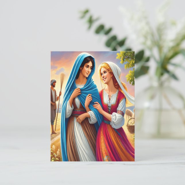 Ruth 1 A Journey of Devotion Vykort (Stående Fram)