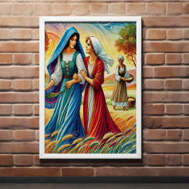 Ruth 1 Journey through Loyalty and Kärlek Poster