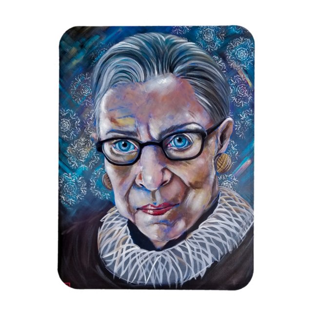 Ruth Bader Ginsberg RBG magnet (Vertikal)