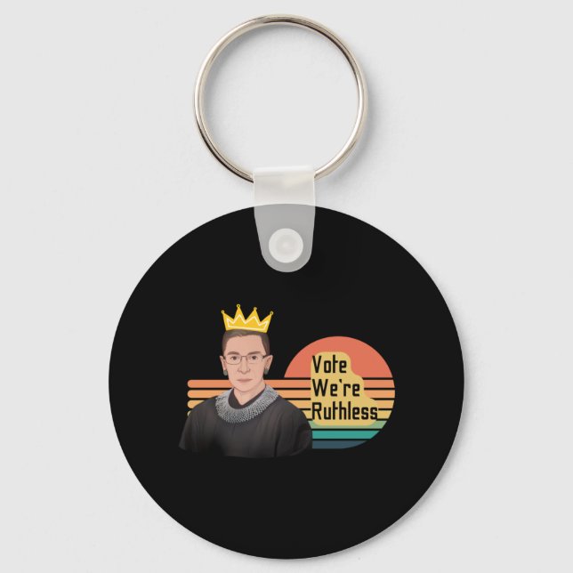 Ruth Bader Ginsberg RBG Nyckelring (Framsida)