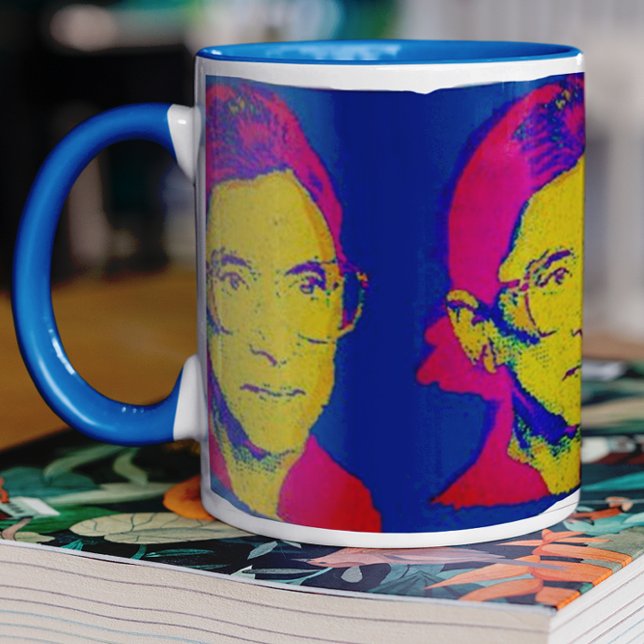 Ruth Bader Ginsburg 1983, Pop Art Porträtt Mugg (Skapare uppladdad)