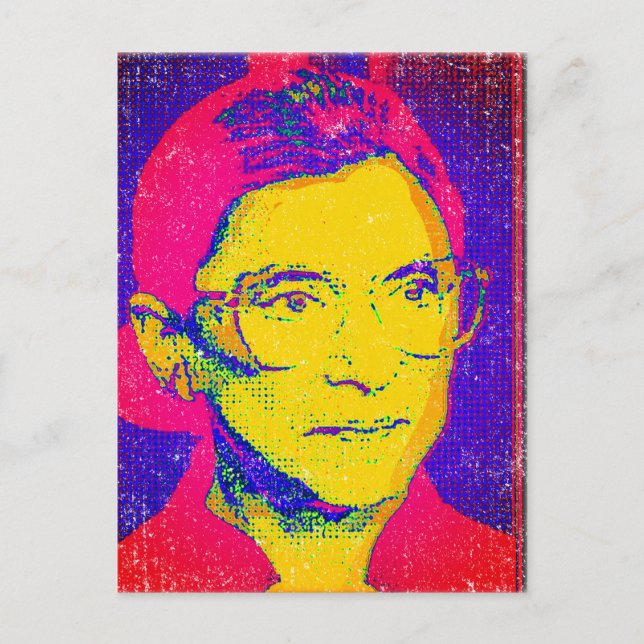Ruth Bader Ginsburg 1983, Pop Art Porträtt Vykort (Framsida)